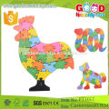 Yunhe Good Wooden Toy Hot Sale Custom Design Wooden Wholesale Jigsaw Puzzle